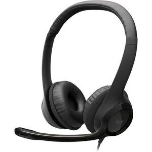 Logitech H390 Wired Headset for PC/Laptop Stereo Headphones with Noise Cancelli